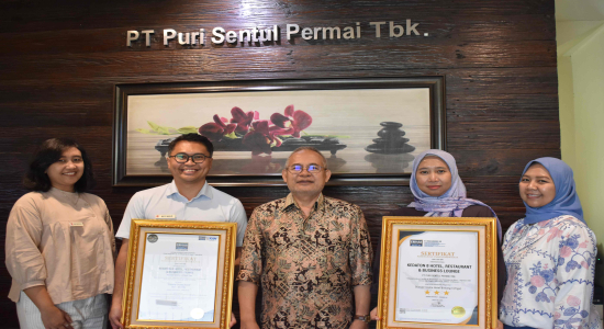 Kembali Kedaton 8 Hotel Lolos Sertifikasi Hotel Bintang dengan Klasifikasi Risiko Menengah Rendah