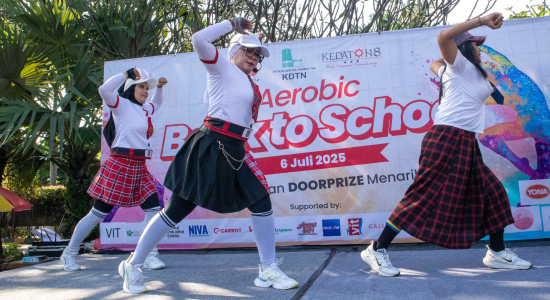 KDTN Gelar Senam Aerobic Bersama dan Bazaar UMKM dengan Warga Sekitar 